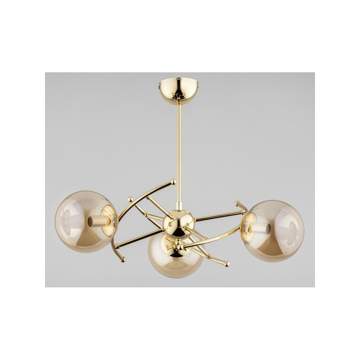 LAMPA SUFITOWA ALFA KOSMITO GOLD 3xE14