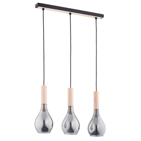 LAMPA WISZĄCA ALFA KATRIN DREWNIANA 3xE14
