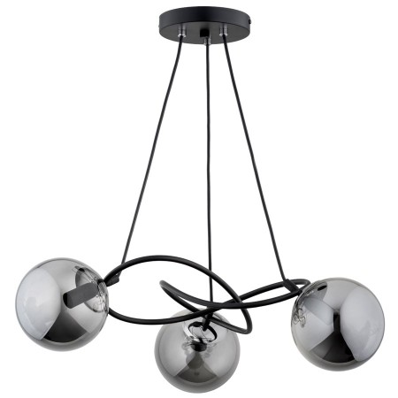 LAMPA SUFITOWA ALFA VELTA CZARNA 3xE14