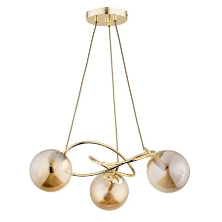 LAMPA SUFITOWA ALFA VELTA GOLD 3xE14