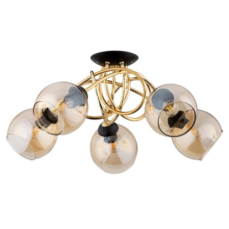 LAMPA SUFITOWA ALFA MODENA GOLD 5xE14
