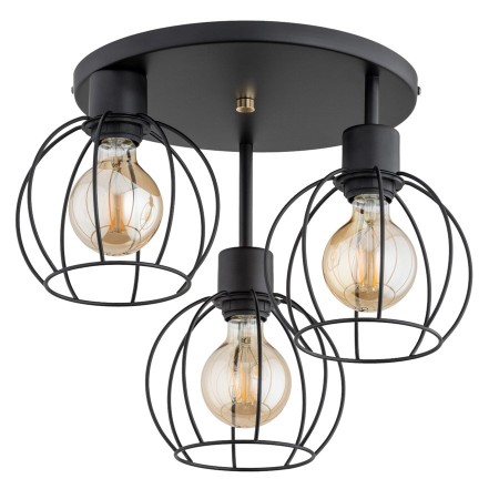 LAMPA SUFITOWA ALFA ORSO CZARNA 3xE27