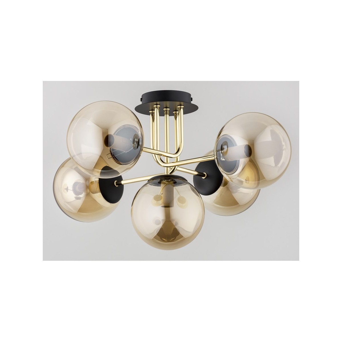 Lampa sufitowa Alfa Boss Gold 5xE14