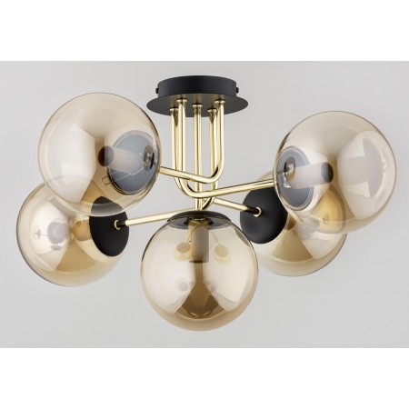 Lampa sufitowa Alfa Boss Gold 5xE14