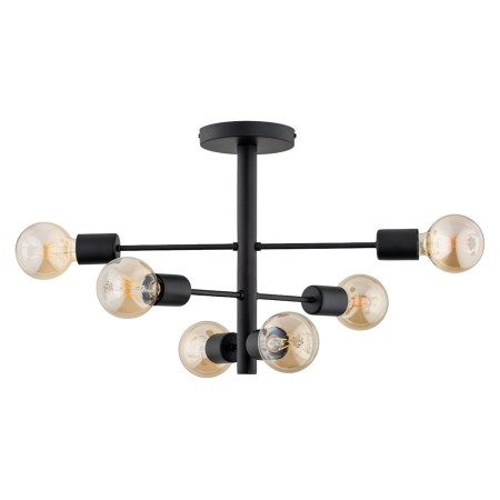 LAMPA SUFITOWA ALFA BRISK CZARNA 6xE27