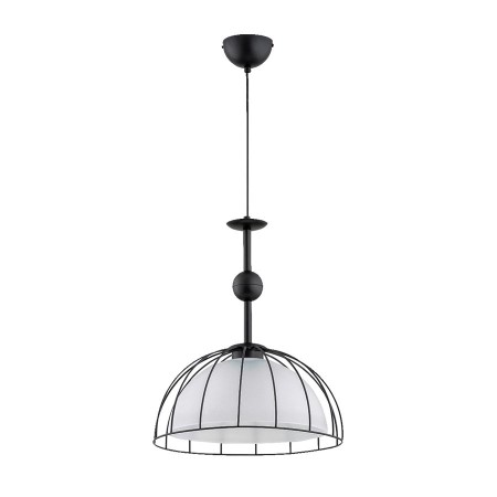 LAMPA WISZĄCA ALFA GOLLA CZARNO-BIAŁA 1xE27