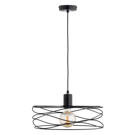 LAMPA WISZĄCA ALFA DIUK BIG BLACK 1xE27