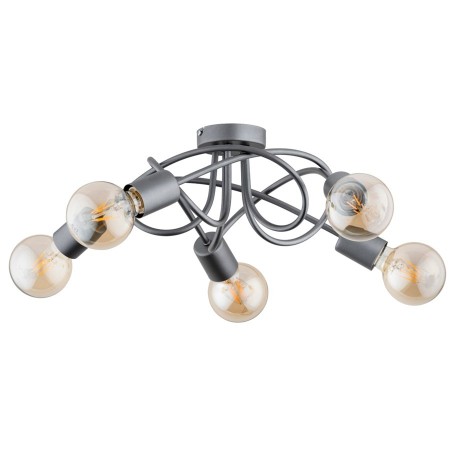 LAMPA SUFITOWA ALFA BOSTON SILVER 5xE27