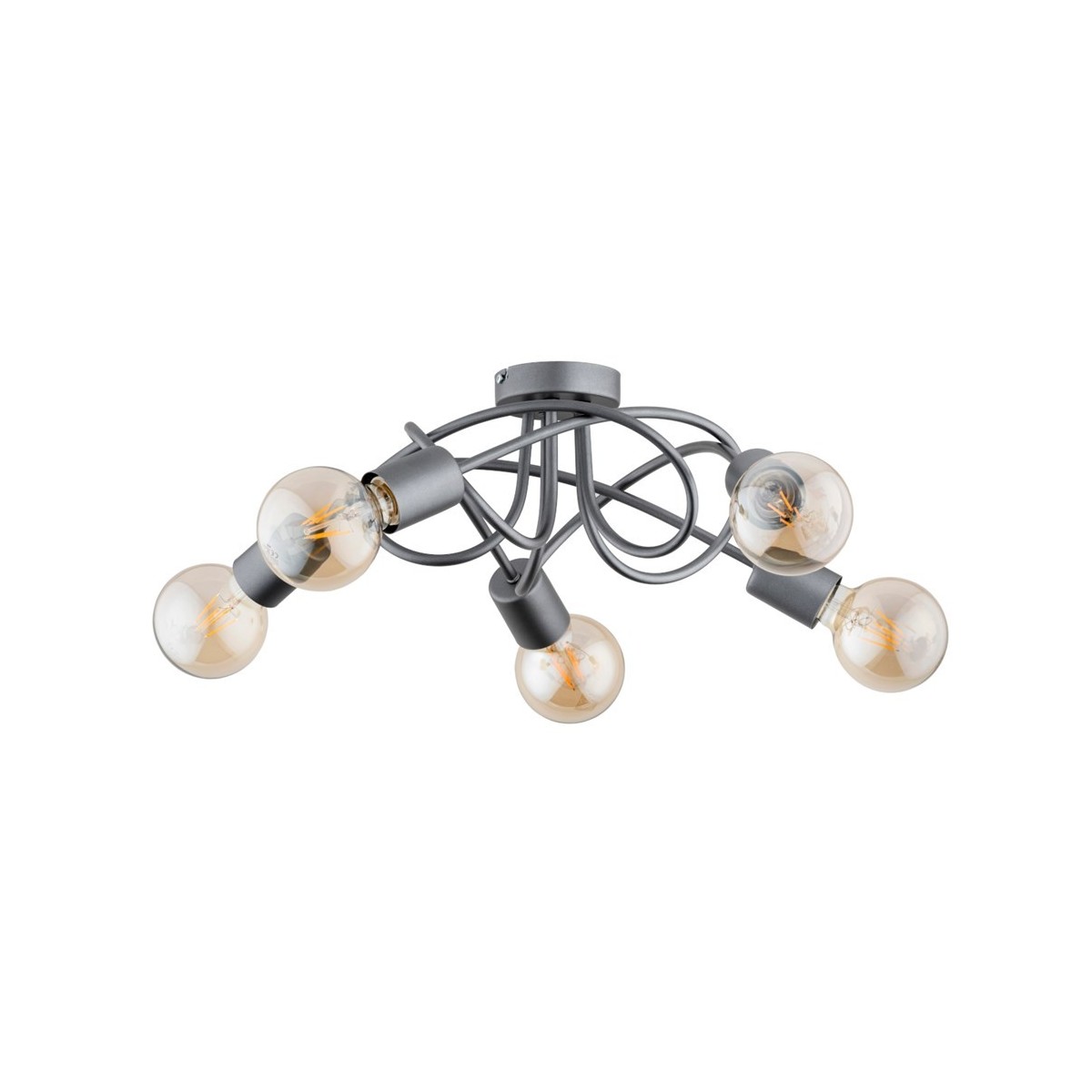 LAMPA SUFITOWA ALFA BOSTON SILVER 5xE27