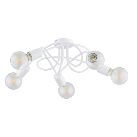 LAMPA SUFITOWA ALFA BOSTON BIAŁA 5xE27