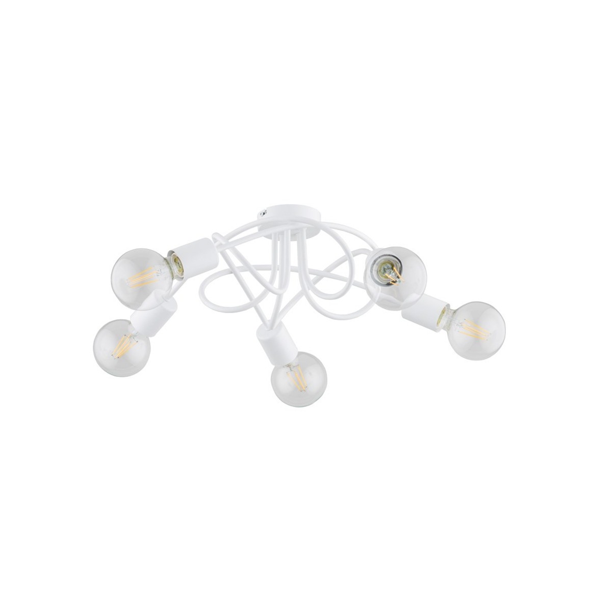 LAMPA SUFITOWA ALFA BOSTON BIAŁA 5xE27