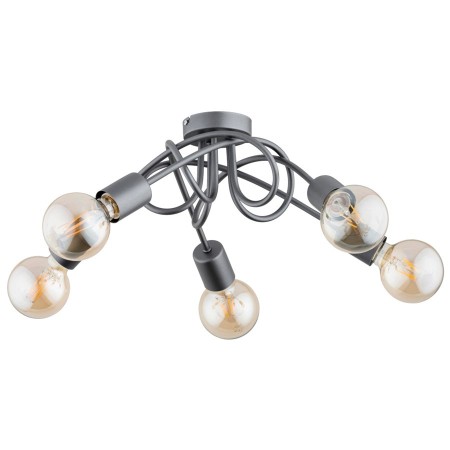 LAMPA SUFITOWA ALFA INTER SILVER 5xE27