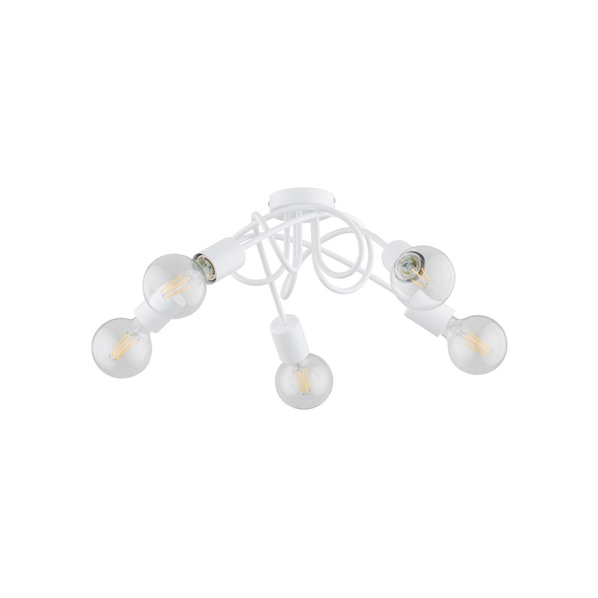 LAMPA SUFITOWA ALFA INTER BIAŁA 5xE27