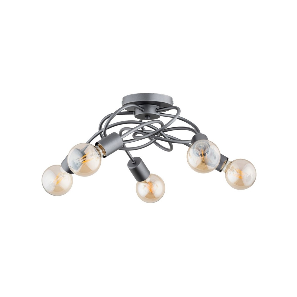 LAMPA SUFITOWA ALFA MAXIS SILVER 5xE27