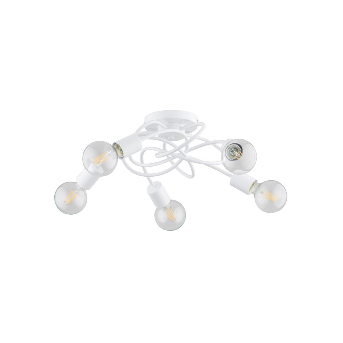 LAMPA SUFITOWA ALFA MAXIS BIAŁA 5xE27