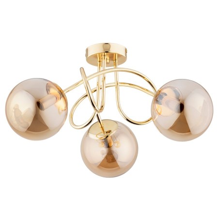 LAMPA SUFITOWA ALFA BANKO GOLD 3xE14