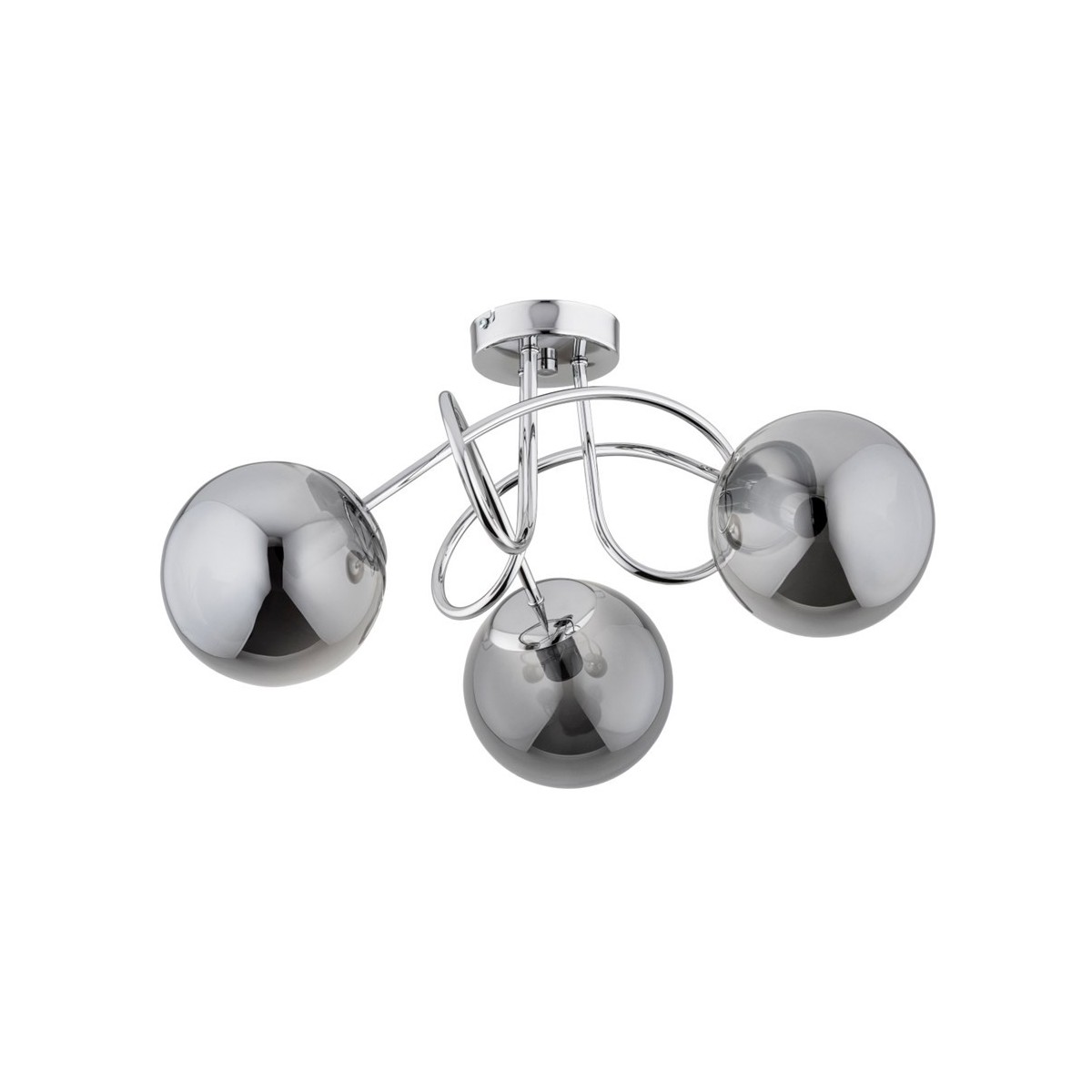 LAMPA SUFITOWA ALFA BANKO CHROM 3xE14