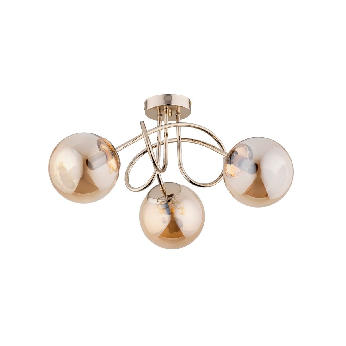 LAMPA SUFITOWA ALFA BANKO GOLD 3xE14