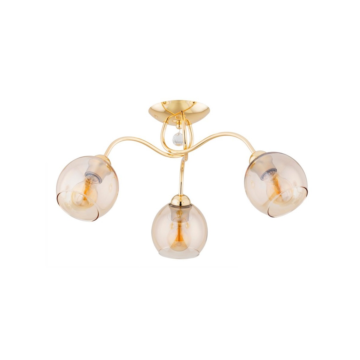 LAMPA SUFITOWA ALFA AMARILLO GOLD 3xE27