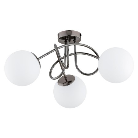 LAMPA SUFITOWA ALFA BANKO CZARNY CHROM 3xE14