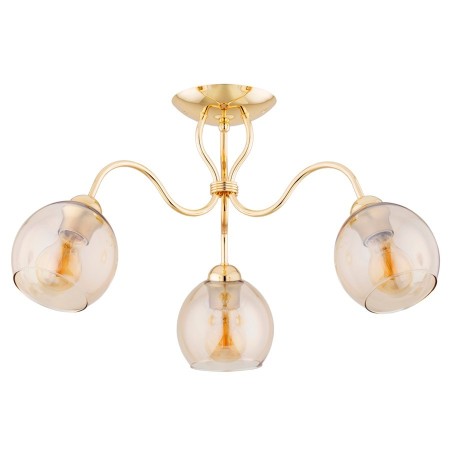 LAMPA SUFITOWA ALFA ARIEL GOLD 3xE27