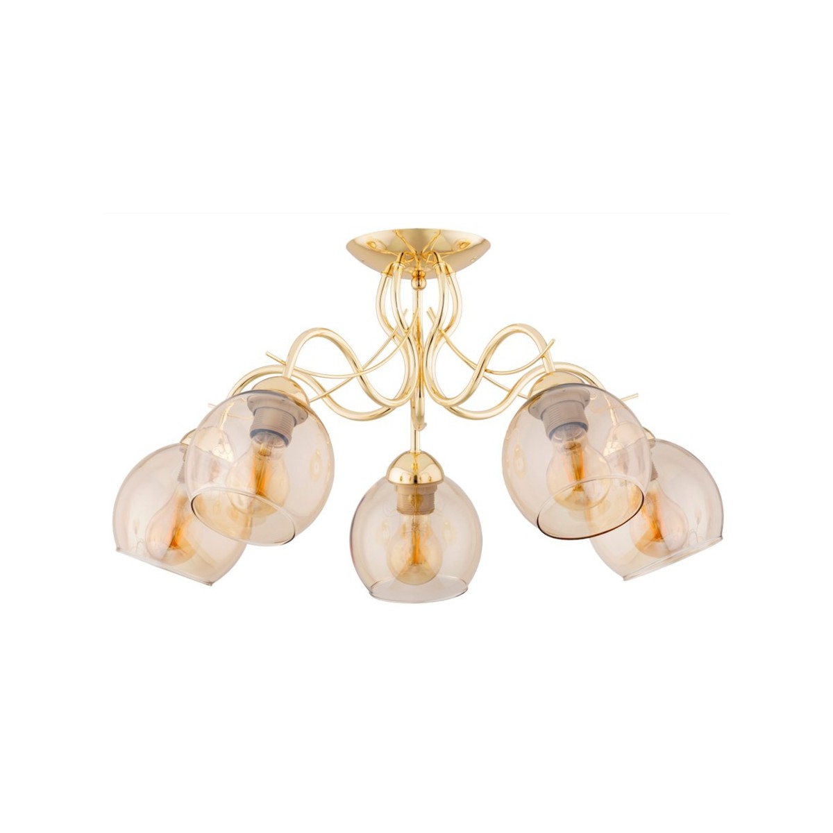 LAMPA SUFITOWA ALFA NARIA GOLD 5xE27