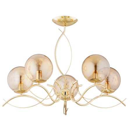 LAMPA SUFITOWA ALFA ELITA GOLD 5xE14