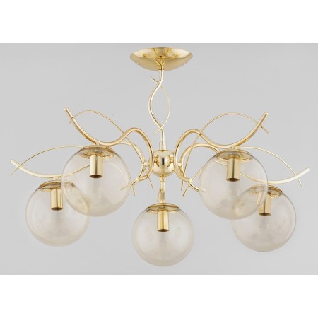 LAMPA SUFITOWA ALFA PANDA GOLD 5xE14