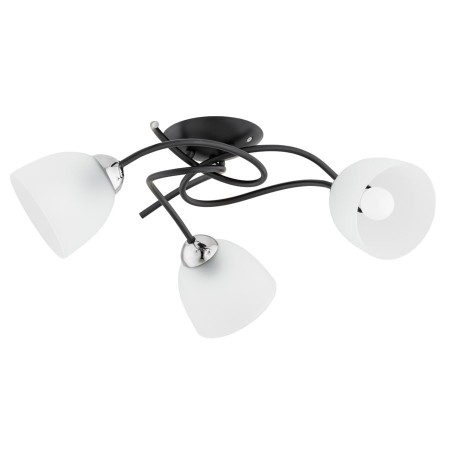 LAMPA SUFITOWA ALFA VERWIL CZARNA 3xE27