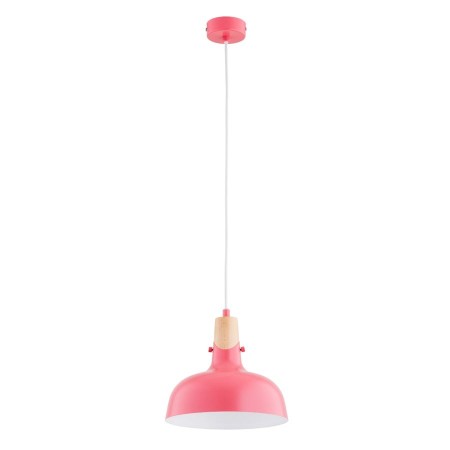 LAMPA WISZĄCA ALFA SOLO GEM RÓŻOWA 1xE27