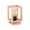 LAMPA STOŁOWA PAKO DREWNIANA 1xE27