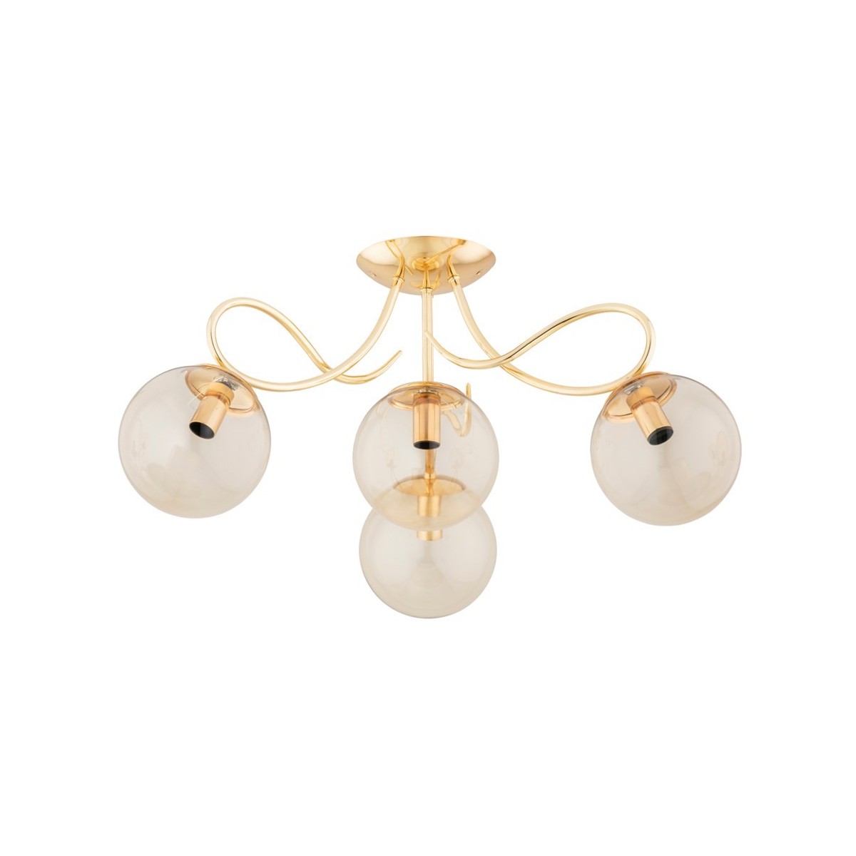 LAMPA SUFITOWA ALFA OXA GOLD 4xE14