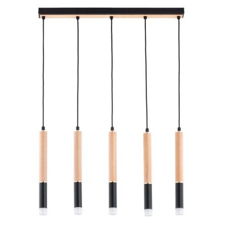 LAMPA WISZĄCA ALFA RODEO DREWNIANA 5xG9