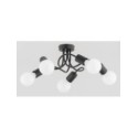 LAMPA SUFITOWA ALFA NILL CZARNA 5xE27