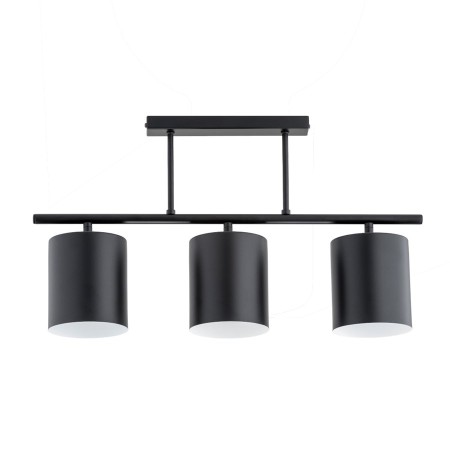 LAMPA SUFITOWA ALFA ARCZI CZARNA 3xE27
