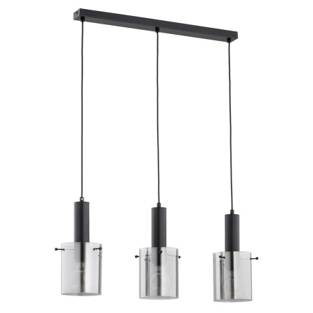 LAMPA WISZĄCA ALFA CELIA CZARNA 3xE27