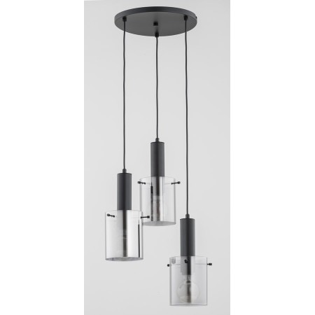 LAMPA WISZĄCA ALFA CELIA CZARNA 3xE27