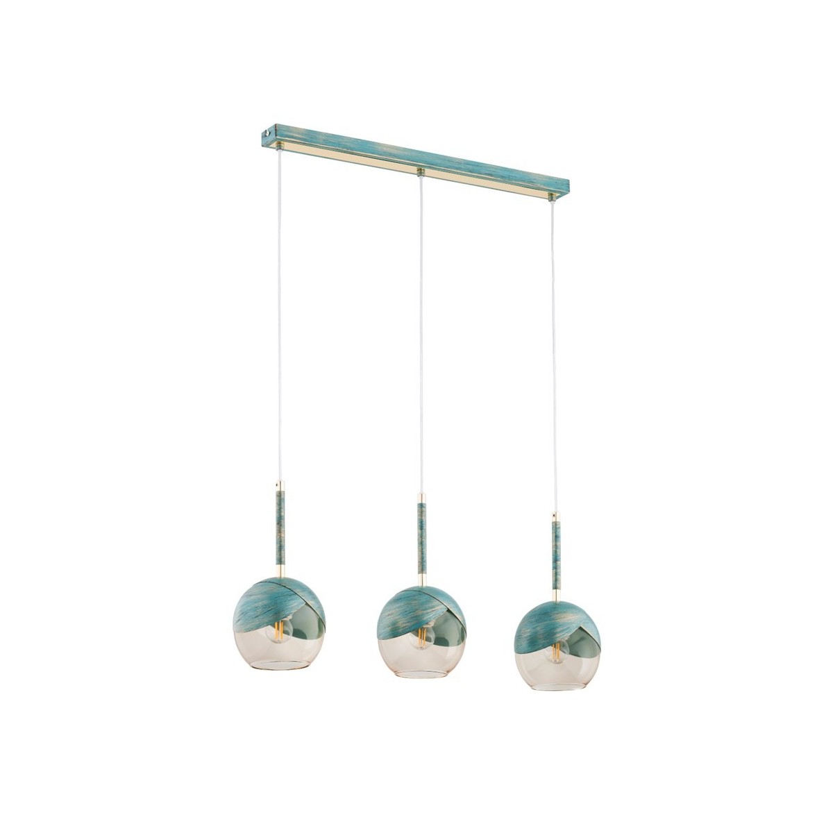 LAMPA WISZĄCA ALFA PRADA MINT 3xE27