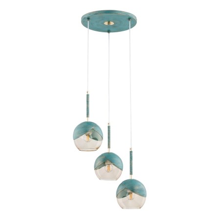 LAMPA WISZĄCA ALFA PRADA MINT 3xE27