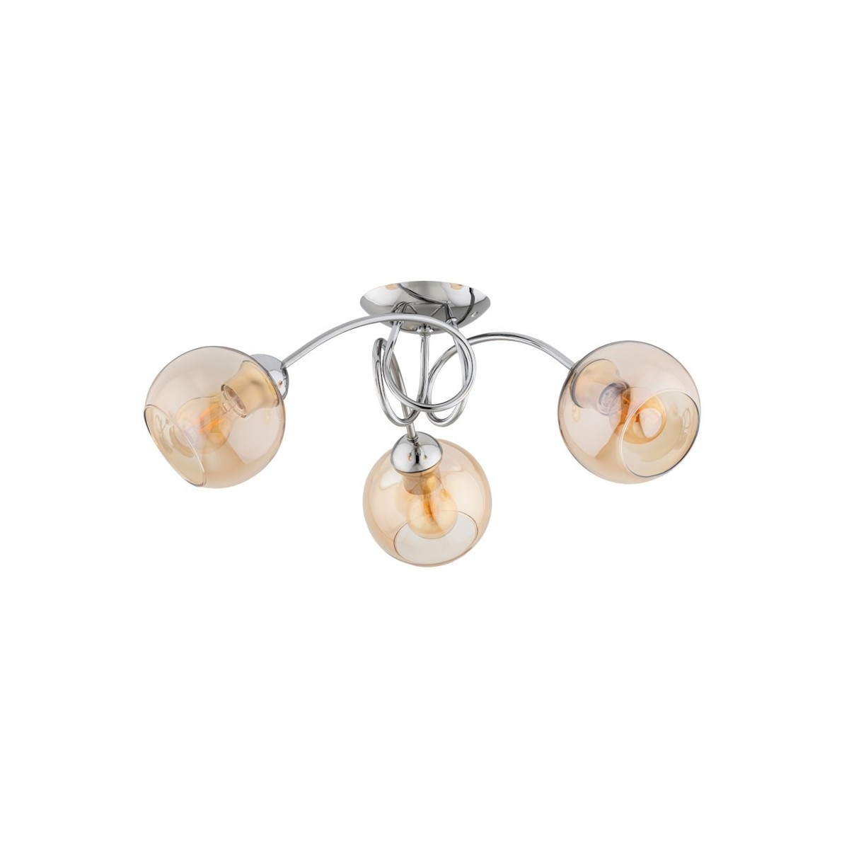 LAMPA SUFITOWA ALFA TEVI CHROM 3xE27