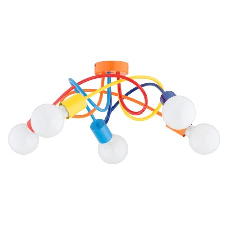 LAMPA SUFITOWA ALFA BOSTON MULTICOLOR 5xE27