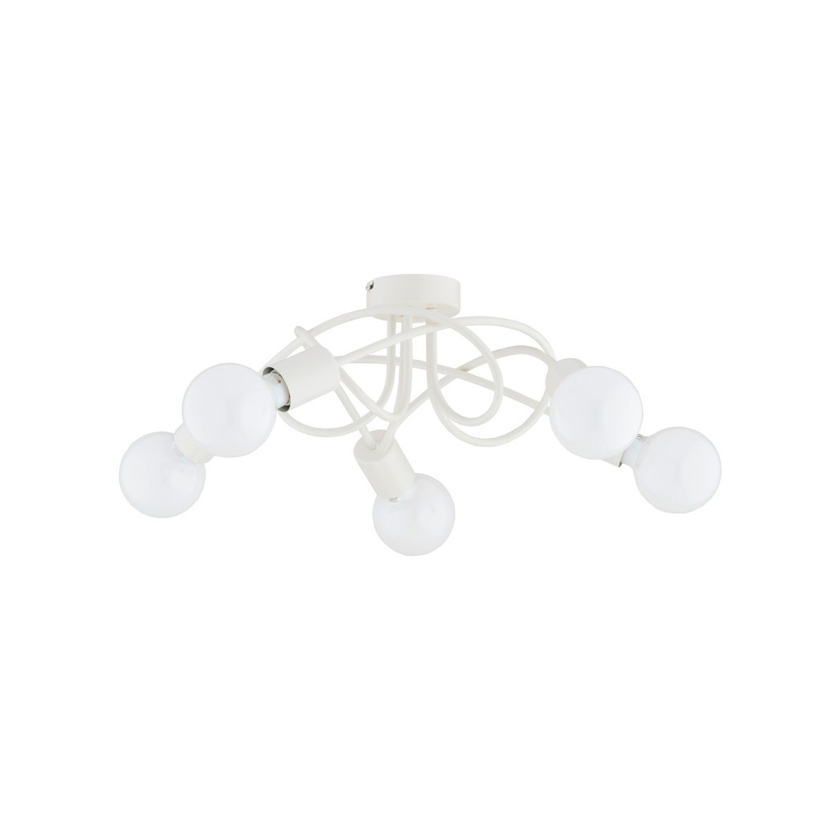 LAMPA SUFITOWA ALFA BOSTON KREMOWA 5xE27