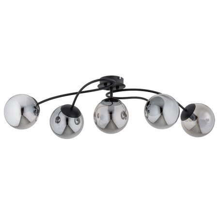 LAMPA SUFITOWA ALFA GILIAN CZARNA 5xE14
