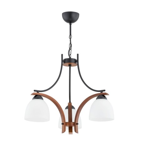 ŻYRANDOL ALFA BAFIA 3xE27 DREWNIANY