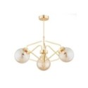 LAMPA SUFITOWA ALFA BARSUM MIX ZŁOTA 3xE14