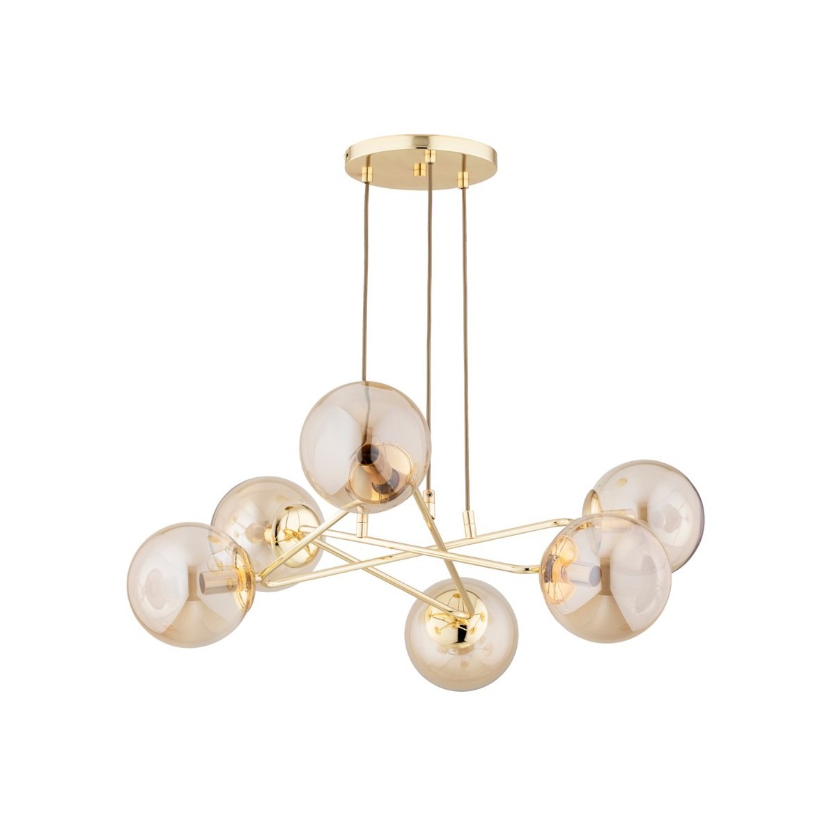 LAMPA SUFITOWA ALFA TRISTAN GOLD 6xE14