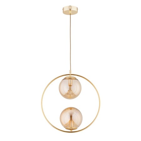 LAMPA WISZĄCA ALFA ADINO 10 ZŁOTA 2xE14