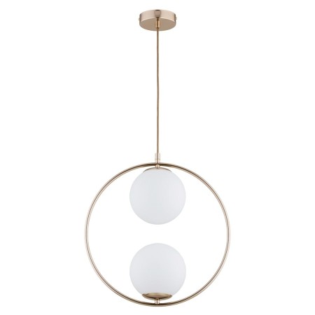 LAMPA WISZĄCA ALFA AVIA 54 ZŁOTA 2xE14