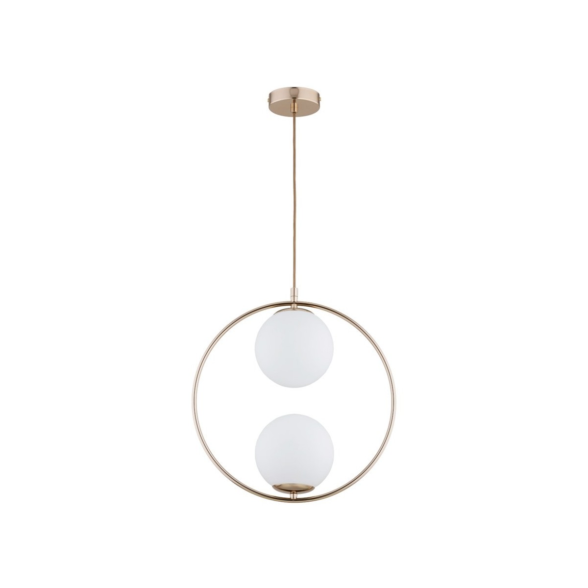 LAMPA WISZĄCA ALFA AVIA 54 ZŁOTA 2xE14