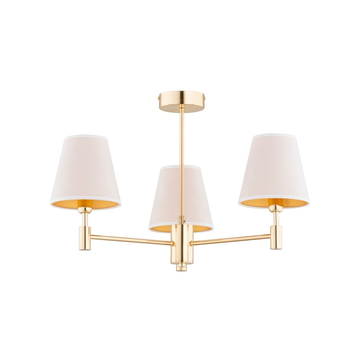 Lampa sufitowa Alfa Astrit Gold 3xE14